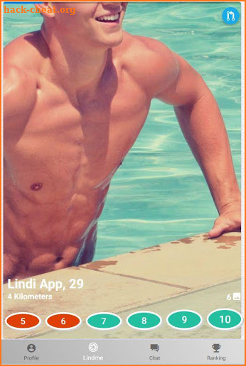 Lindiapp - Free voting chat dating nearby app screenshot