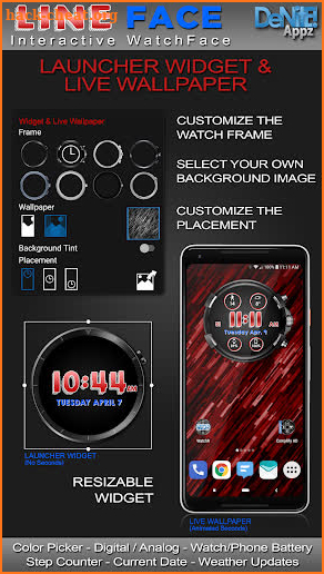 Line Face HD Watch Face screenshot
