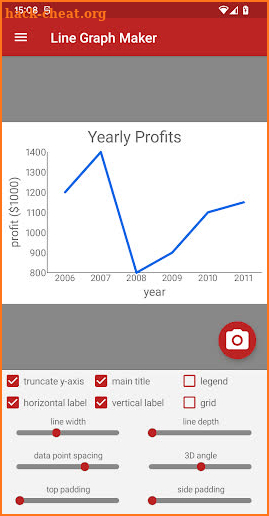 Line Graph Maker Pro screenshot