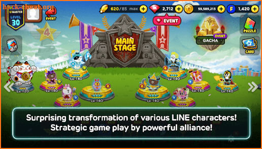 LINE Rangers screenshot