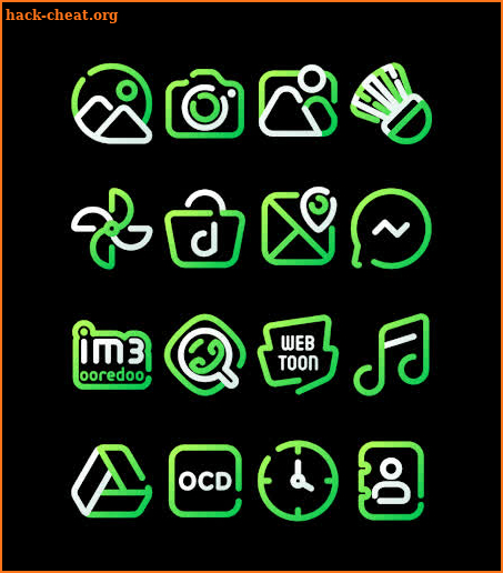 LineBula Green - Icon Pack screenshot