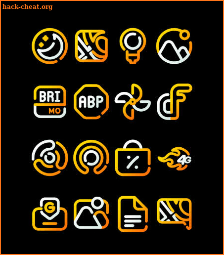 LineBula Yellow - Icon Pack screenshot