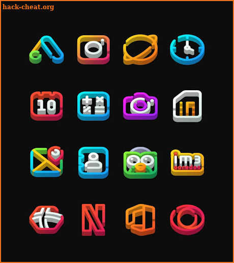 LineDock 3D - Icon Pack screenshot