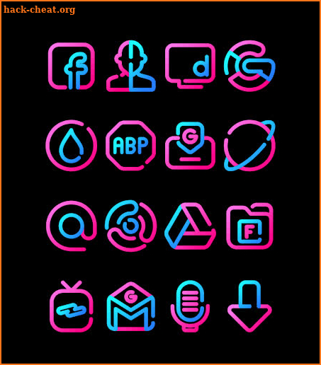 Lines BubbleGum - Icon Pack screenshot