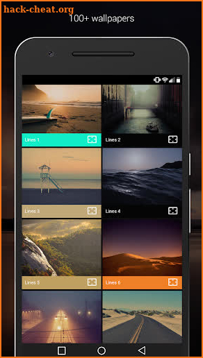 Lines - Icon Pack (Free Version) screenshot
