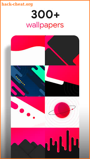 Lines Red - Icon Pack screenshot