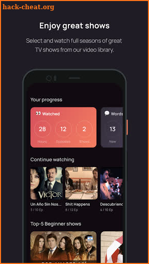 Lingopie: Learn a new language by watching TV screenshot