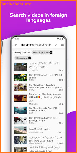 Lingvotube - Translate video subtitles voice-overs screenshot