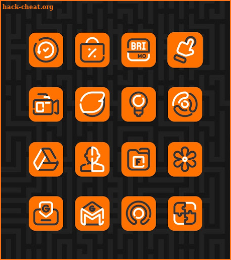 Linios Orange - Icon Pack screenshot