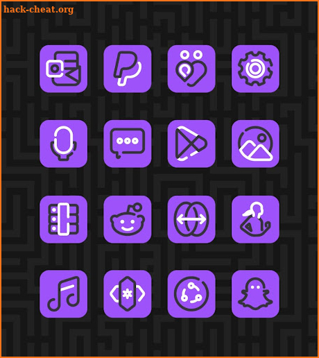 Linios Purple - Icon Pack screenshot