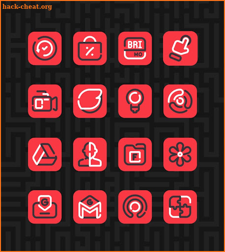 Linios Red - Icon Pack screenshot