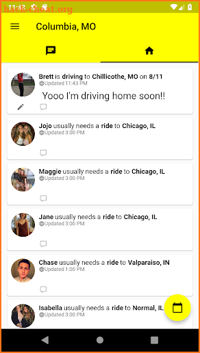 Link Ridesharing screenshot