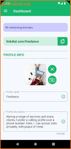 LinkDial screenshot