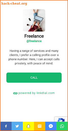 LinkDial screenshot