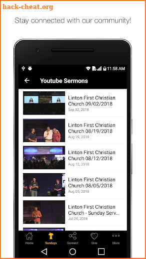 Linton First Christian Church screenshot