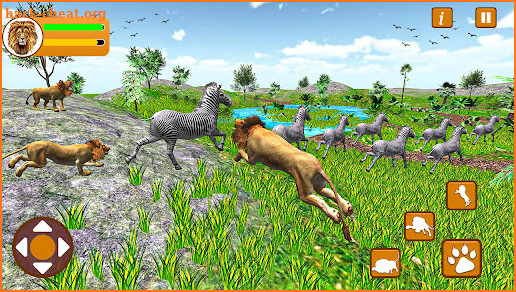 Lion Family King Simulator screenshot