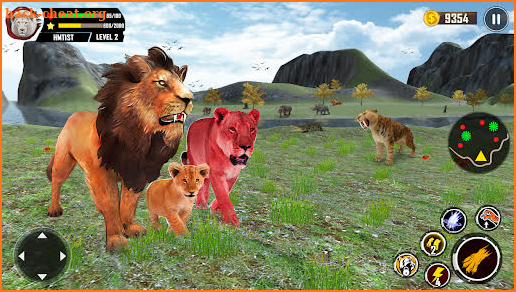 Lion Family Simulator 3d Games screenshot