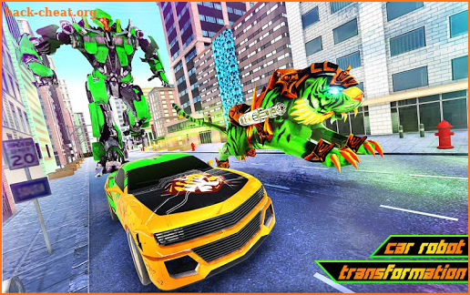 Lion Robot Car: Futuristic Robot Transformation screenshot