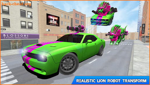 Lion Robot Car Games: Robot Car Transforming Games screenshot