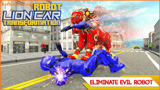 Lion Robot Transform: Car Robot Transport Sim screenshot