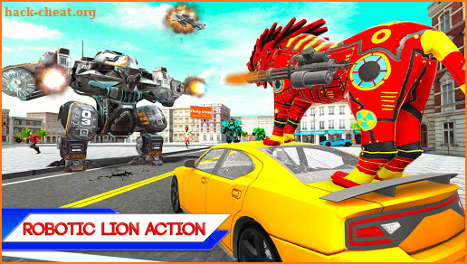 Lion Robot Transform: Car Robot Transport Sim screenshot