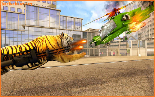 Lion Transform Robot Shooting screenshot