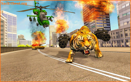 Lion Transform Robot Shooting screenshot