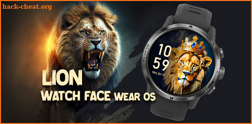 Lion Watch Face for Wear OS screenshot