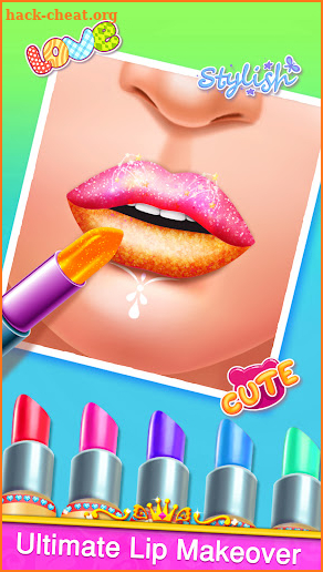 Lip makeover art: makeup games screenshot