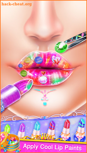 Lip makeover art: makeup games screenshot