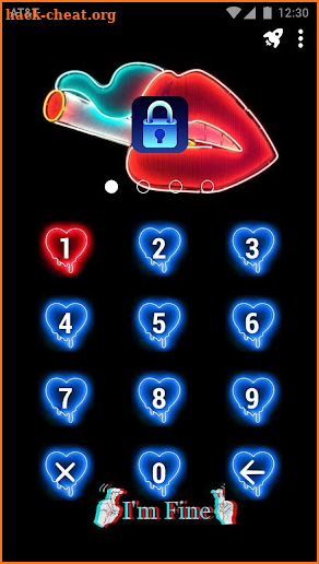 Lips - App Lock Master Theme screenshot