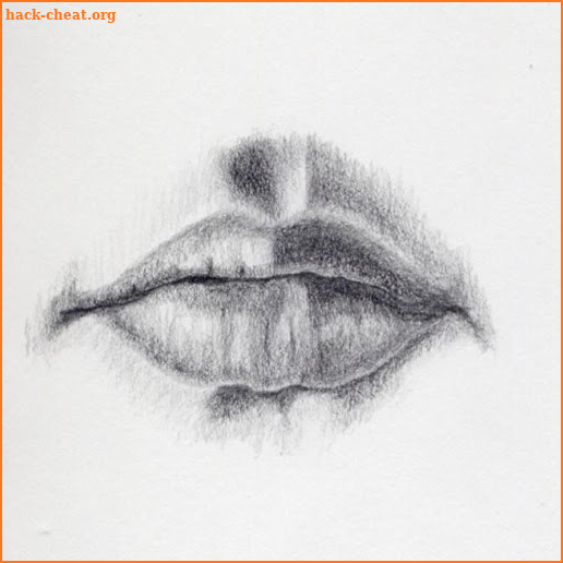 Lips Drawing Step by step screenshot