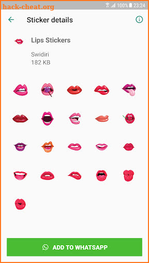 Lips Stickers for Whatsapp - WAStickerApps screenshot