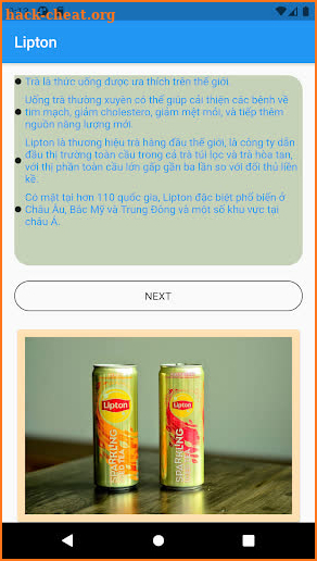 Lipton screenshot