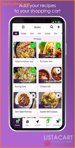 Listacart: Grocery Shopping List & Recipe Saver screenshot