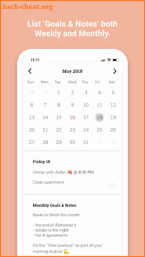 Listberry - agenda planner screenshot