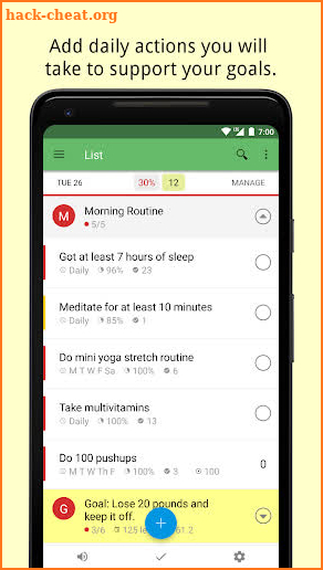 List:Daily Checklist screenshot