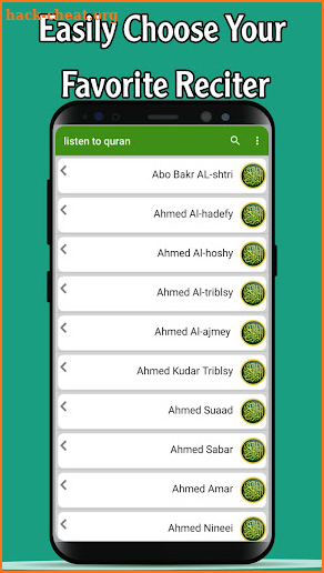 Listen to Holy Quran by all Famous Reciters screenshot