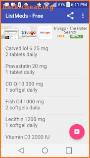 ListMeds - Free screenshot