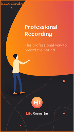 Lite Recorder - High quality Voice Recorder screenshot