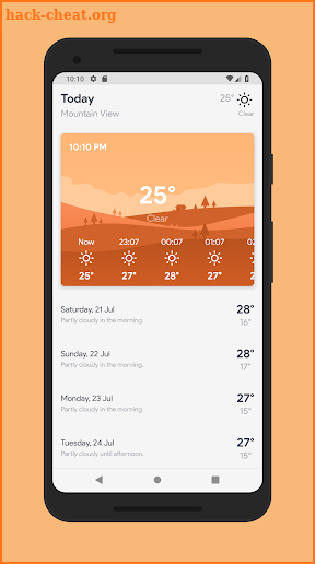 Lite Weather: Weather Forecast screenshot