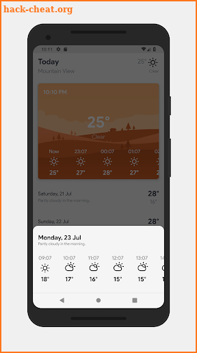 Lite Weather: Weather Forecast screenshot