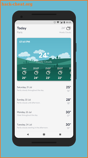 Lite Weather: Weather Forecast screenshot