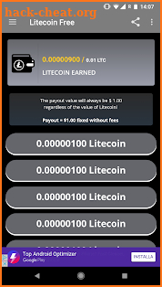 Litecoin Free - Earn LTC screenshot