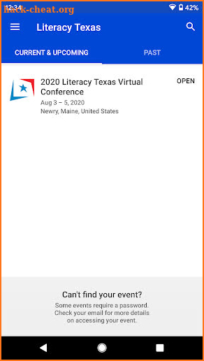 Literacy Texas Conference App screenshot