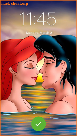 Little Ariel Cute Wallpaper Mermaid Princess Lock screenshot