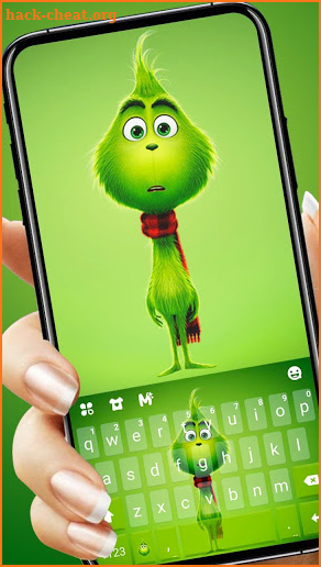 Little Baby Grinch Keyboard Theme screenshot