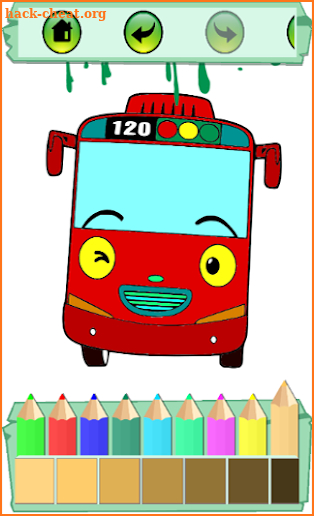 Little Bus Toyo Coloring Book for Kids and Family screenshot