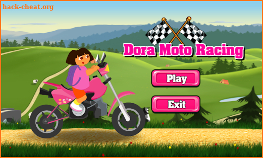 Little Dora Moto Hill Racing - Climbing Mountains screenshot