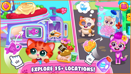 Little Kitty Town - Collect Cats & Create Stories screenshot